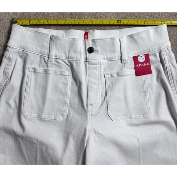 SPANX Women's Every Wear Cropped Wide Leg Jeans with Patch Pockets Sz Petite 1X - Picture 7 of 16